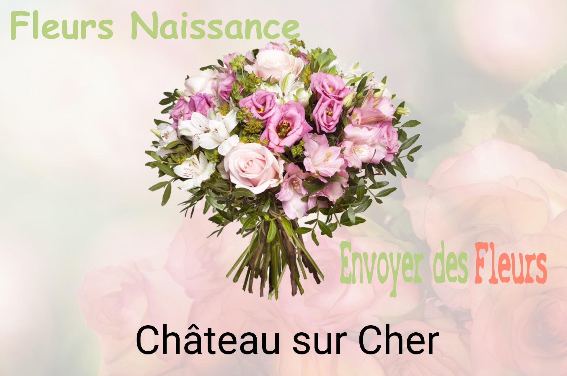 Bouquet de fleurs de naissance livré à Château-sur-Cher